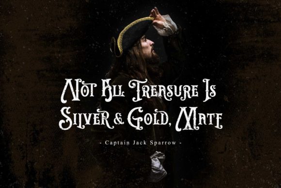 Rictor Barbossa Font PNG with transparent background - Preview 2