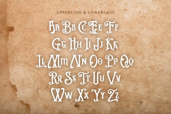 Rictor Barbossa Font PNG with transparent background - Preview 5