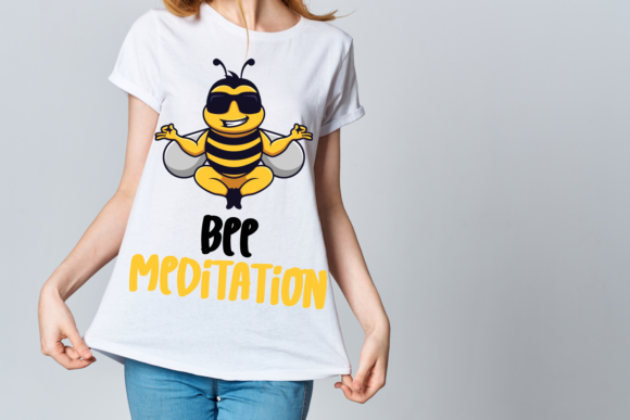 Running Bee Font PNG with transparent background - Preview 2