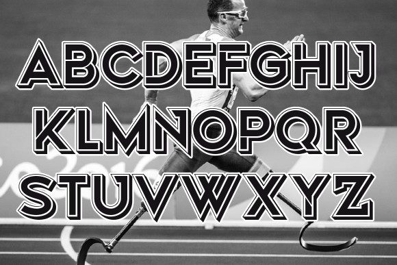 Sakat Font PNG with transparent background - Preview 2