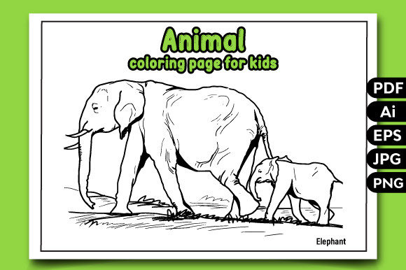Animal Coloring Pages for Kids-1