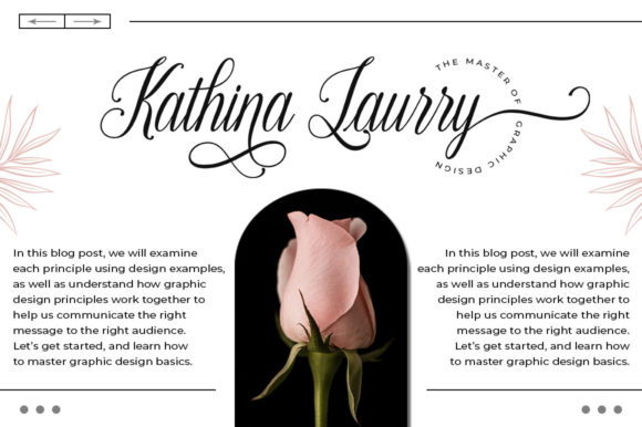 Bentara Script Font - Preview 1