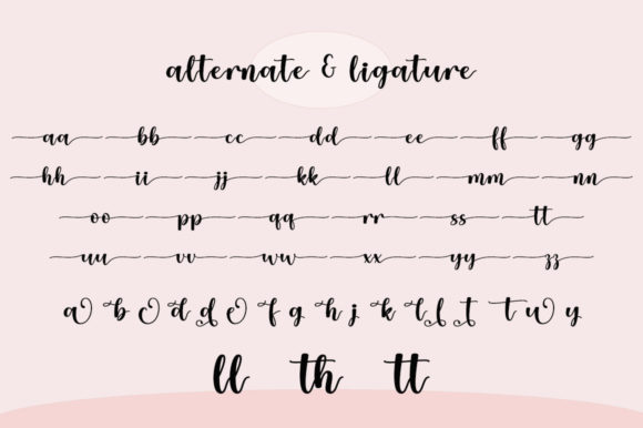 Eldyta Font PNG with transparent background - Preview 6