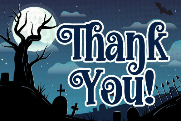 Halloween Sunday Font - Preview 4