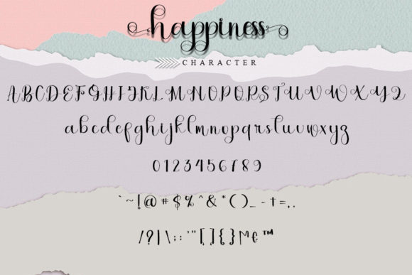 Happiness Font - Preview 2