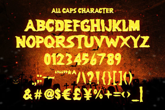 Scary Benko Font font preview - 2