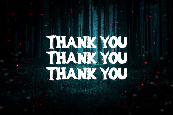 Scary Benko Font font preview - 4