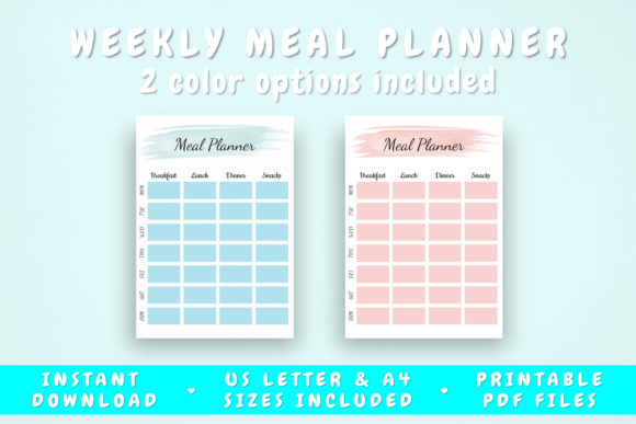 Weekly Meal Planner Printable