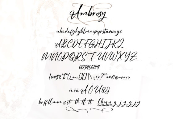 Ambrossy Font - Preview 4