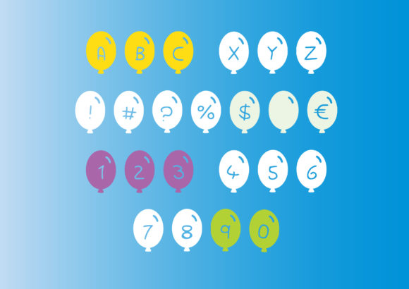 Balloon Play Font - Preview 1
