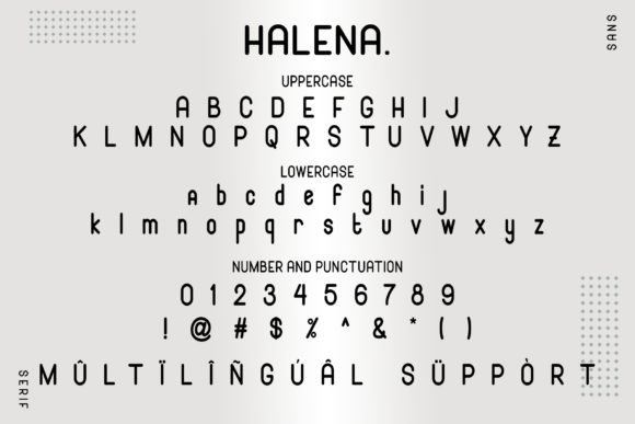 Halena Font PNG with transparent background - Preview 6
