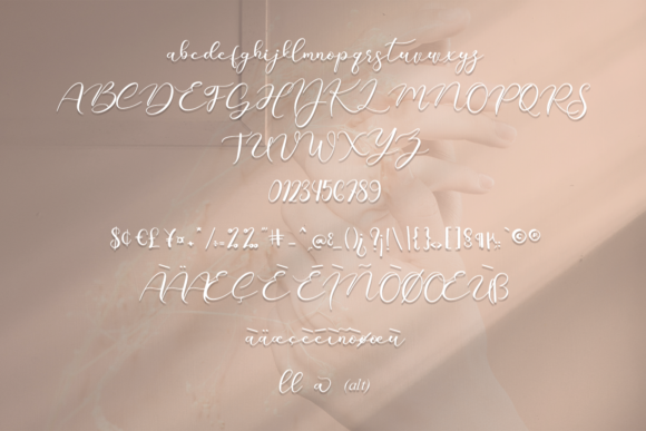 Hallo Mandala Font font preview - 4