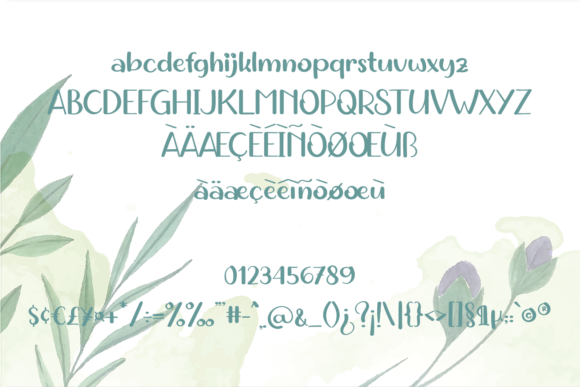 Handwritten Story Font PNG with transparent background - Preview 3