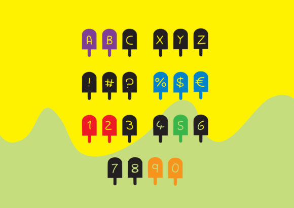 Lolly Play Font PNG with transparent background - Preview 1