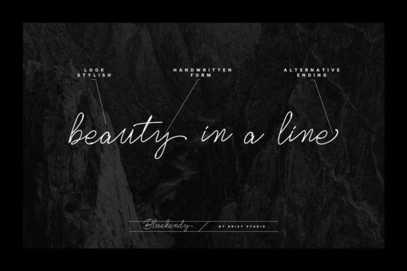 Bluekendy Font - Preview 2