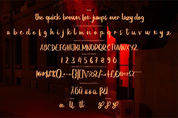 District Script Font - Preview 5