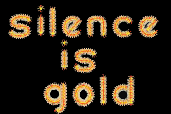 Golden Ribbon Font - Preview 1