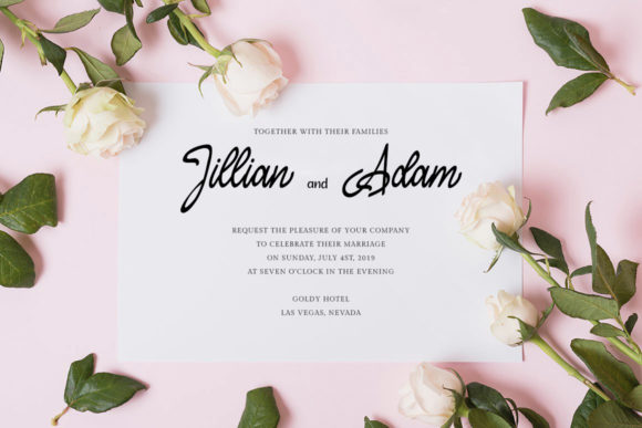 Luxury Vibes Font font preview - 6