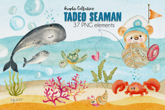 Tadeo Seaman Collection Graphic Illustrations By helloPAPER