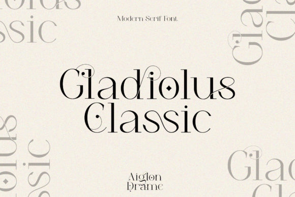 Aiglon Drame Font - Preview 6