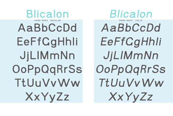 Blicalon Font - Preview 1