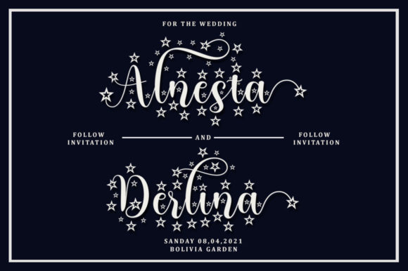 Blossom Font Font PNG with transparent background - Preview 3