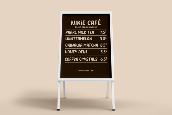 Boba Milk Font - Preview 3