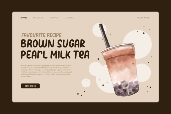 Boba Milk Font - Preview 4