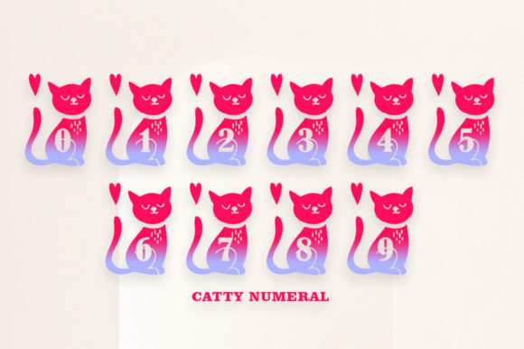 Catty Monogram Font - Preview 4