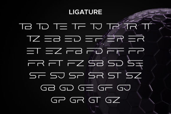 Damention Font PNG with transparent background - Preview 4