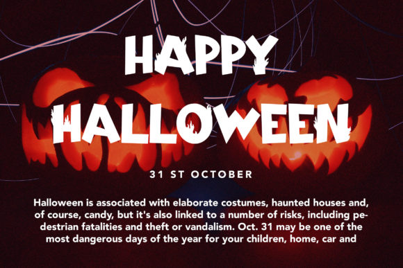 Dark Flame Font - Preview 1