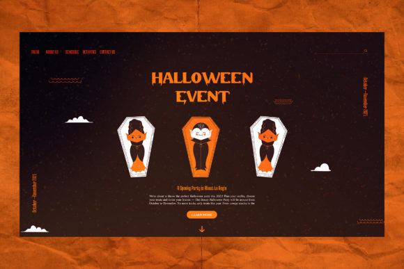 Dracula Palace Font PNG with transparent background - Preview 2