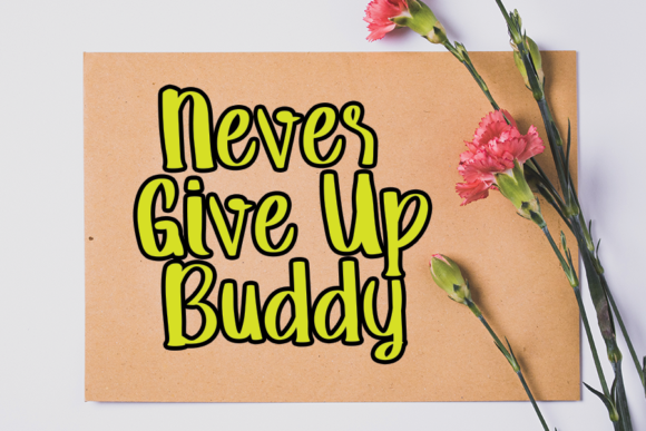 Flower Handwriting Font PNG with transparent background - Preview 1