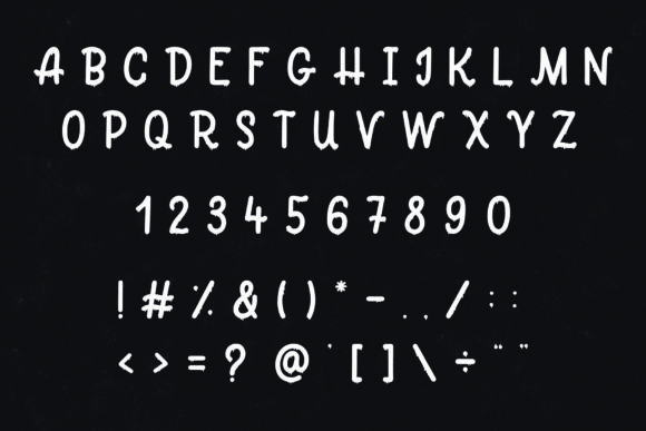 Frightful Night Font PNG with transparent background - Preview 2