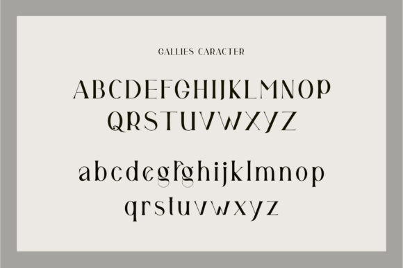 Gallies Font - Preview 5