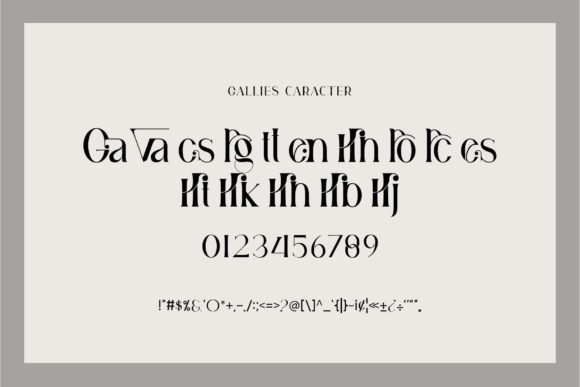 Gallies Font - Preview 6