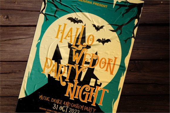 Hallowedon Font PNG with transparent background - Preview 1