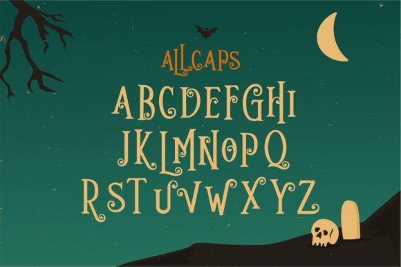 Hallowedon Font PNG with transparent background - Preview 4
