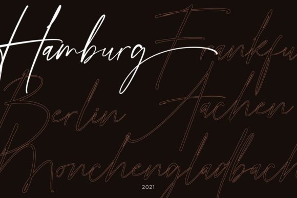 Hamburg Font - Preview 1