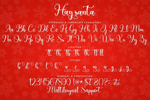 Hay Santa Font - Preview 5