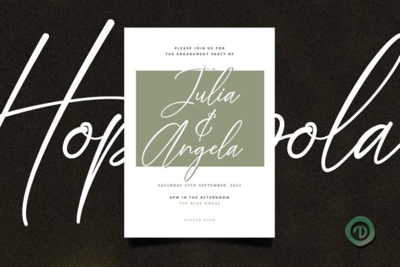 Hoppipola Font - Preview 2