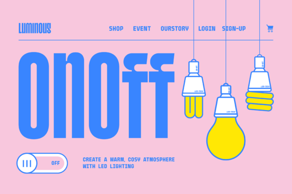 Monopop Font PNG with transparent background - Preview 4