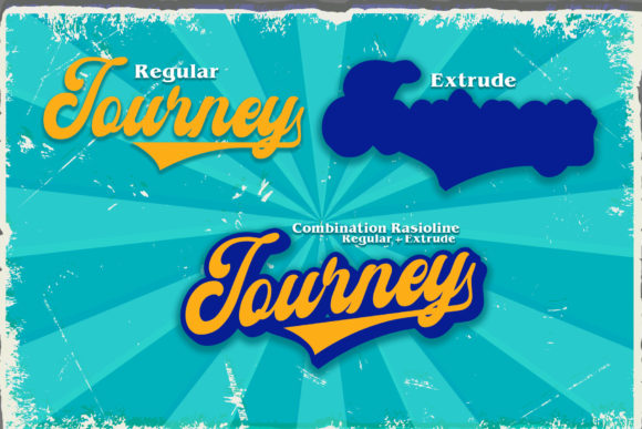 Rasioline Font PNG with transparent background - Preview 2