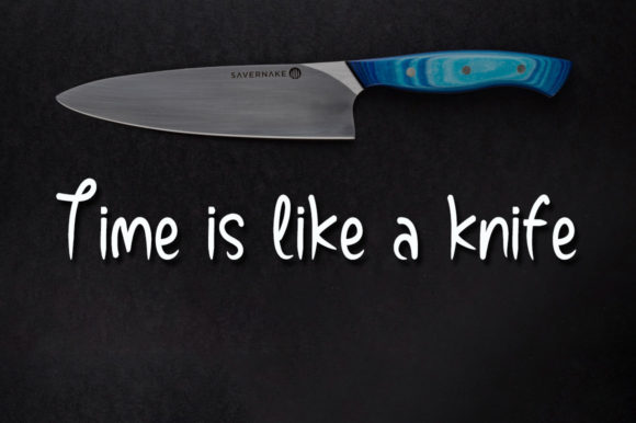 Sharp Knife Font PNG with transparent background - Preview 1
