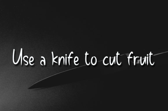 Sharp Knife Font PNG with transparent background - Preview 2