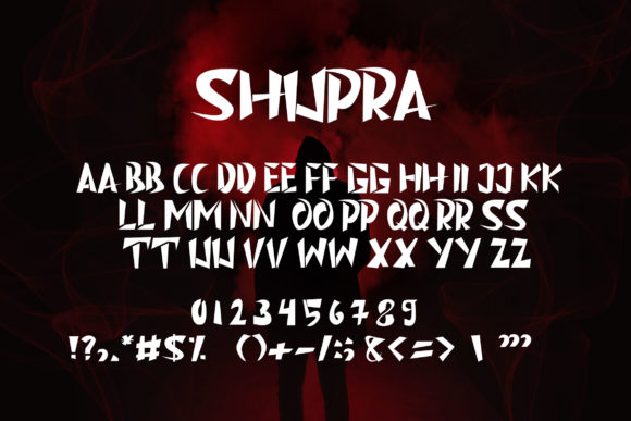 Shupra Font PNG with transparent background - Preview 3
