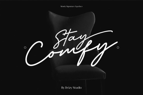 Slowly Signature Font PNG with transparent background - Preview 1