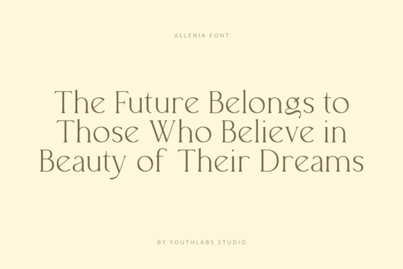 Allenia Font - Preview 1