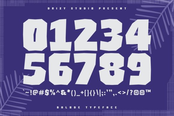 Balode Font - Preview 2