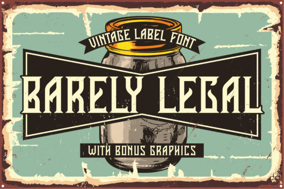 Barely Legal Font - Preview 1